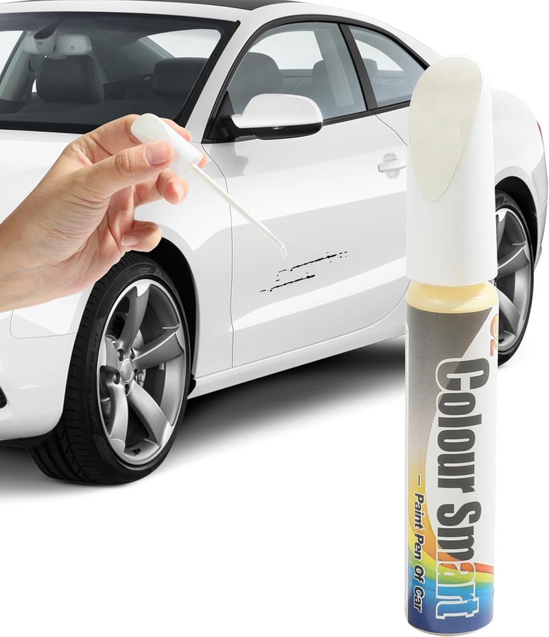 AOCISKA Car Scratch Remover,Car Paint Scratch Repair,Car Scratch Remover Pen,Car Accessories Car Pro Mending Car Remover Scratch Repair Paint Pen,Touch Up Paint for Cars Paint Scratch Repair (White) - Image 1